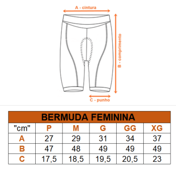 BERMUDA DE CICLISMO ADVENTURE GBK FEM.